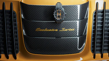 Porsche 911 Turbo S Exclusive Series - Intake scoop and watch