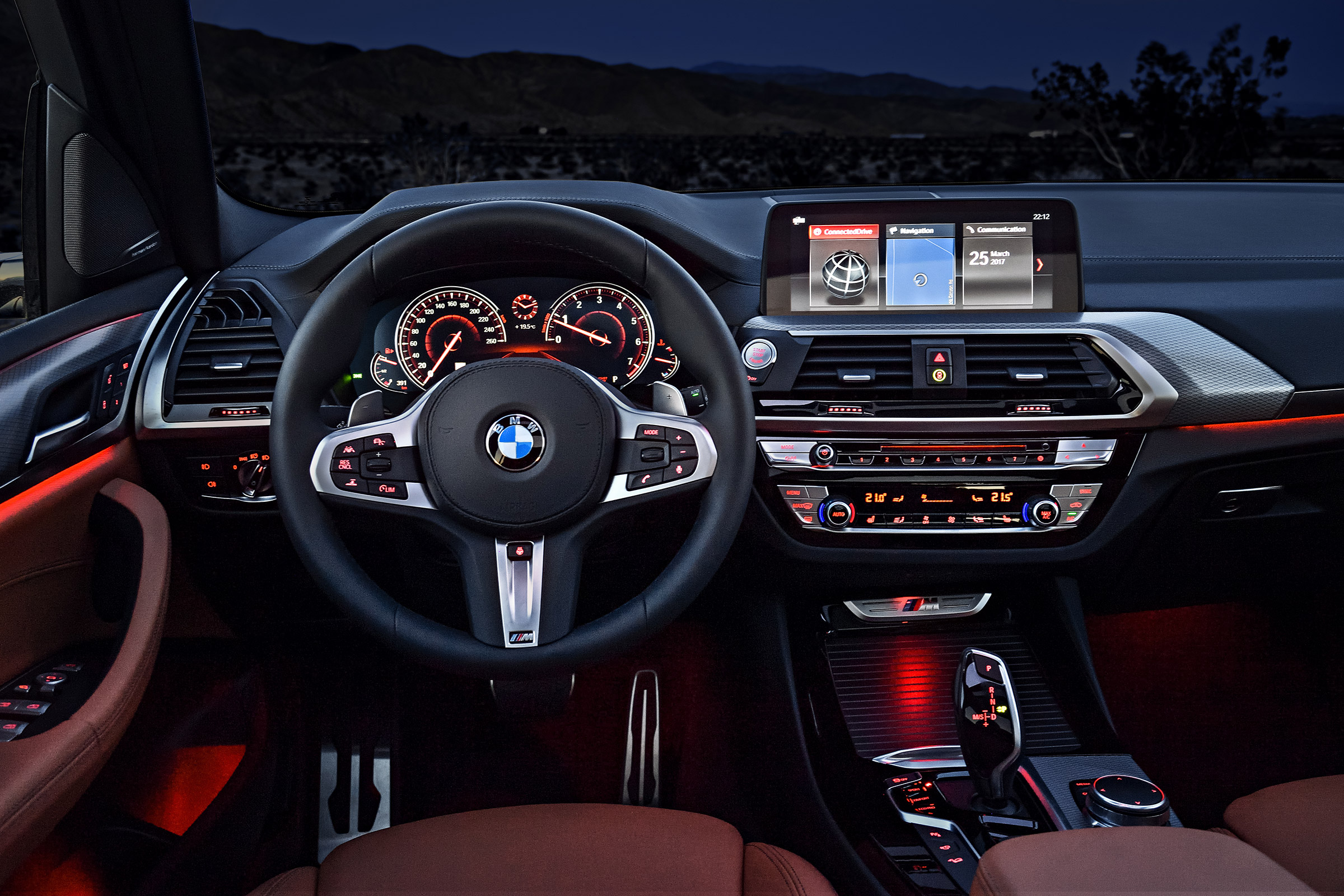 BMW X3 M40i - interior dark