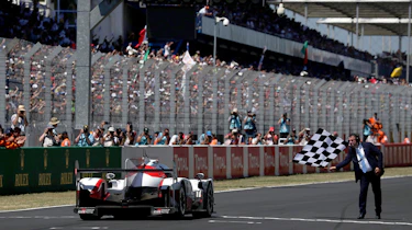Le Mans 2017 - Toyota finishing line