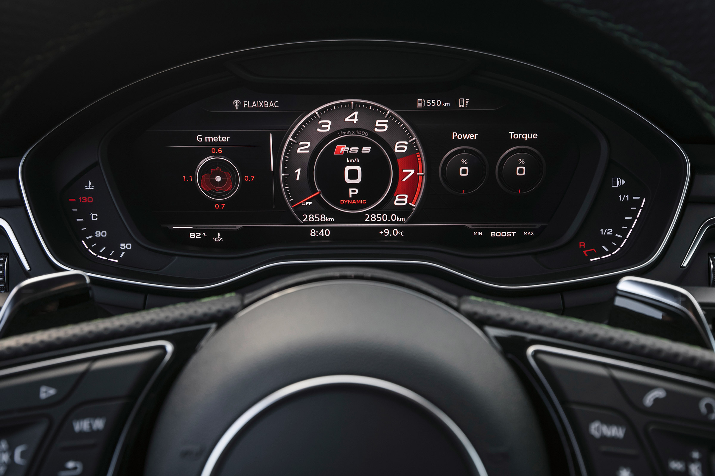 Audi RS5 - gauges