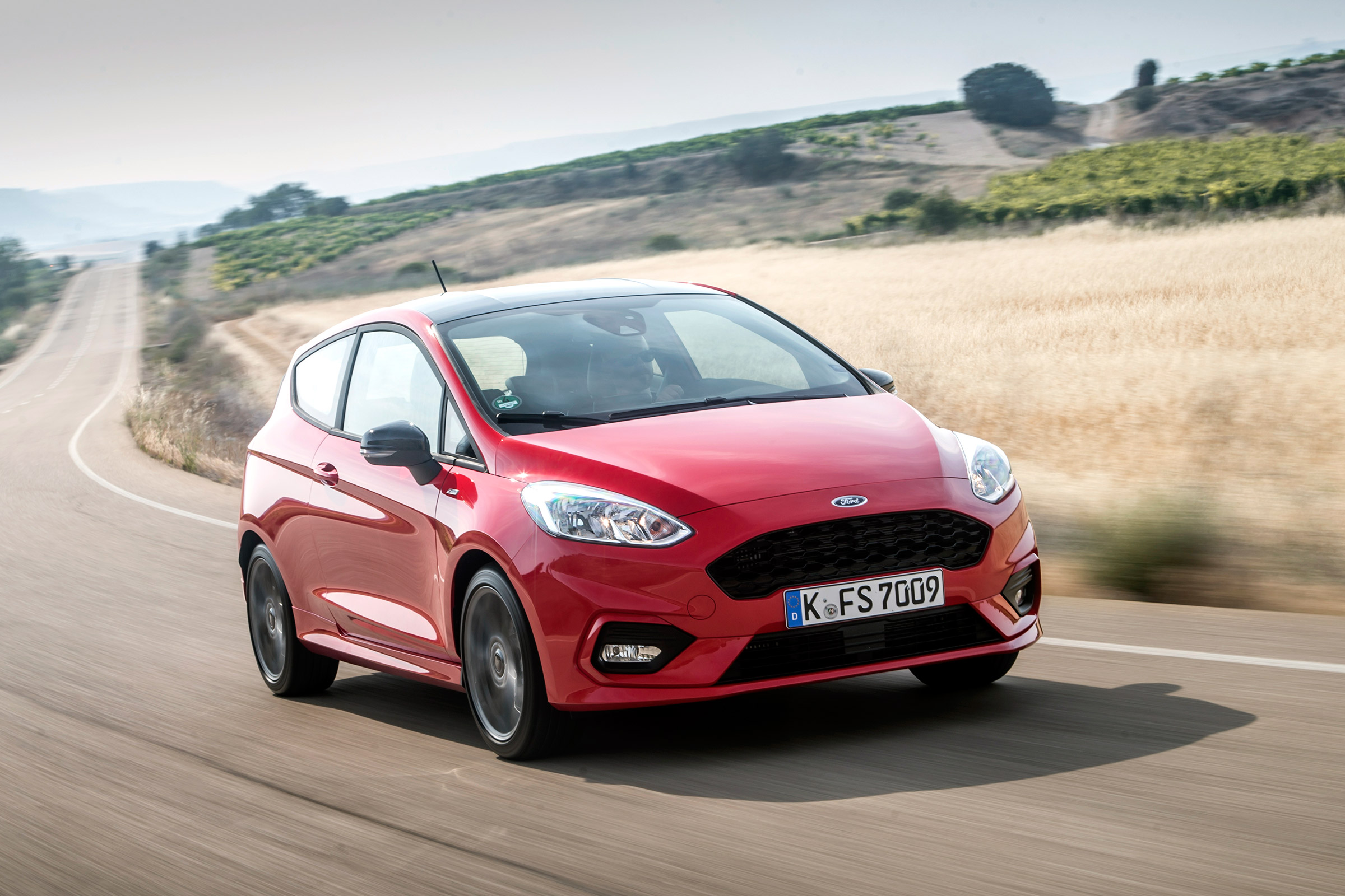 Ford Fiesta ST-Line - Driving front shot