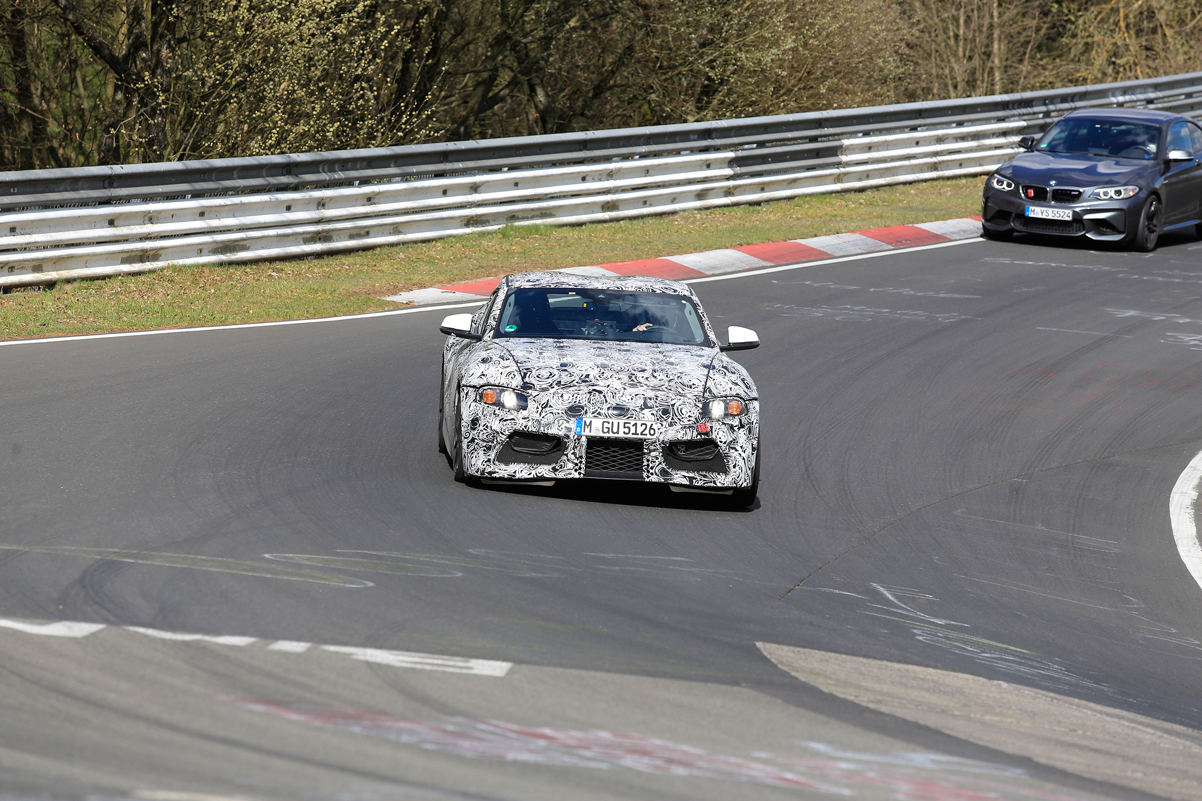 Toyota Supra spy shots - front
