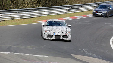 Toyota Supra spy shots - front