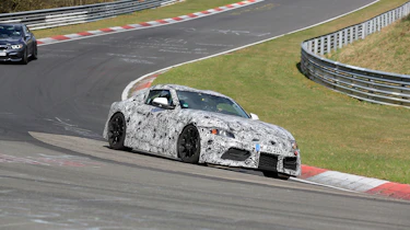 Toyota Supra spy shots - front three quarter