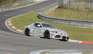 Toyota Supra spy shots - front