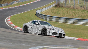 Toyota Supra spy shots - front