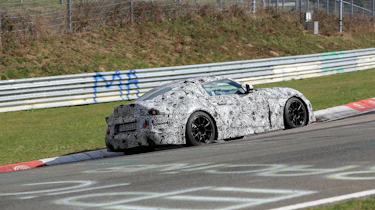 Toyota Supra spy shots - rear three quarter