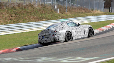 Toyota Supra spy shots - rear three quarter