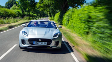 Jaguar F-type 400 Sport front tracking