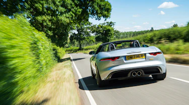 Jaguar F-type 400 Sport rear tracking