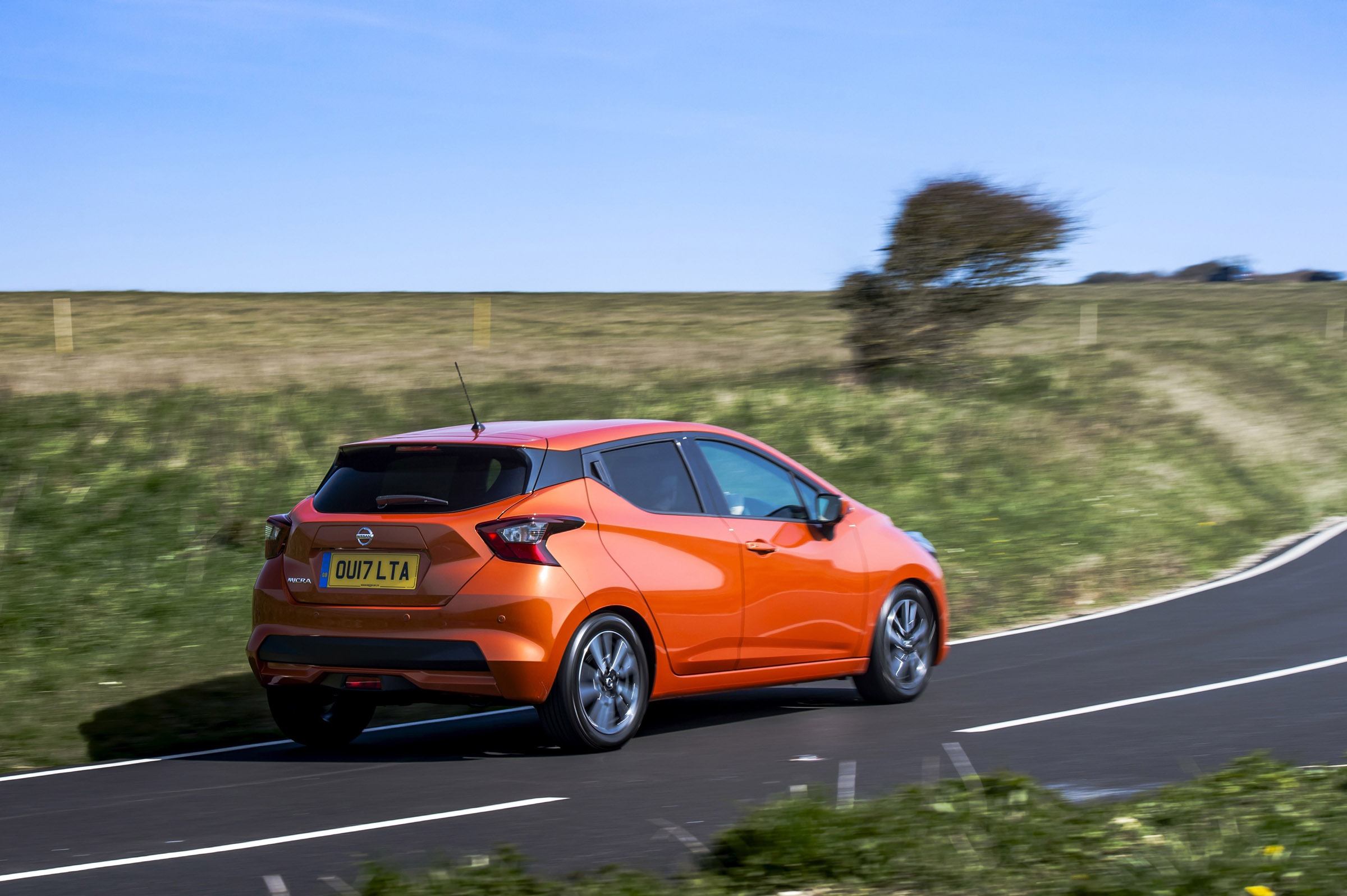Nissan Micra rear three quarters