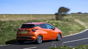 Nissan Micra rear three quarters