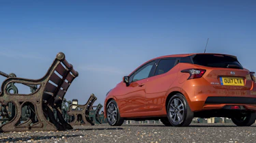 Nissan Micra rear three quarters static