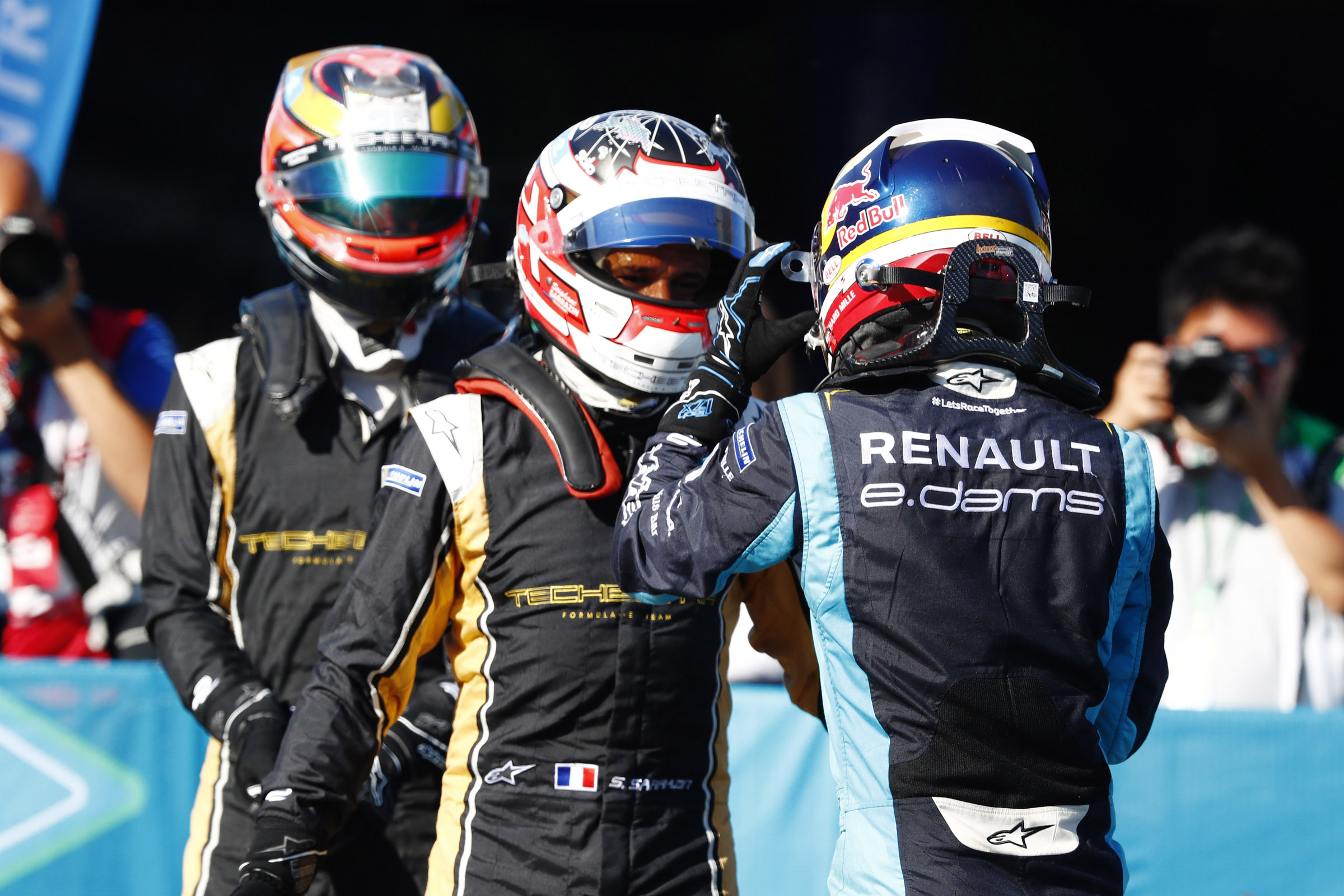 Vergne, Sarrazin and Buemi