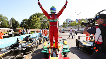 Di Grassi celebrates his victory