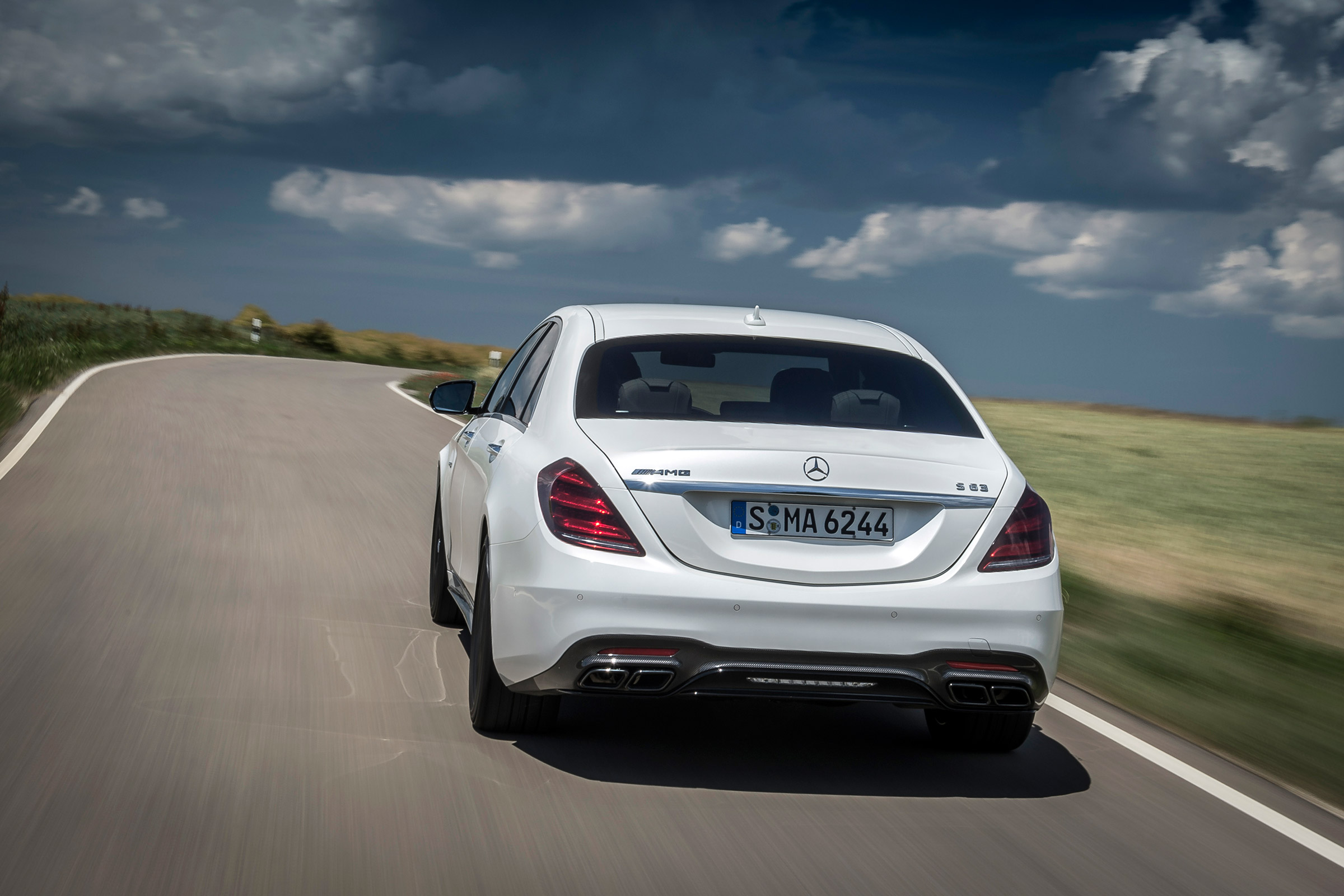 Mercedes S-class - rear three quarter