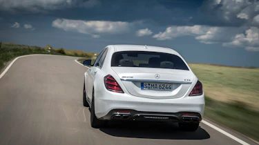 Mercedes S-class - rear three quarter