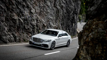 Mercedes S-class - front three quarter