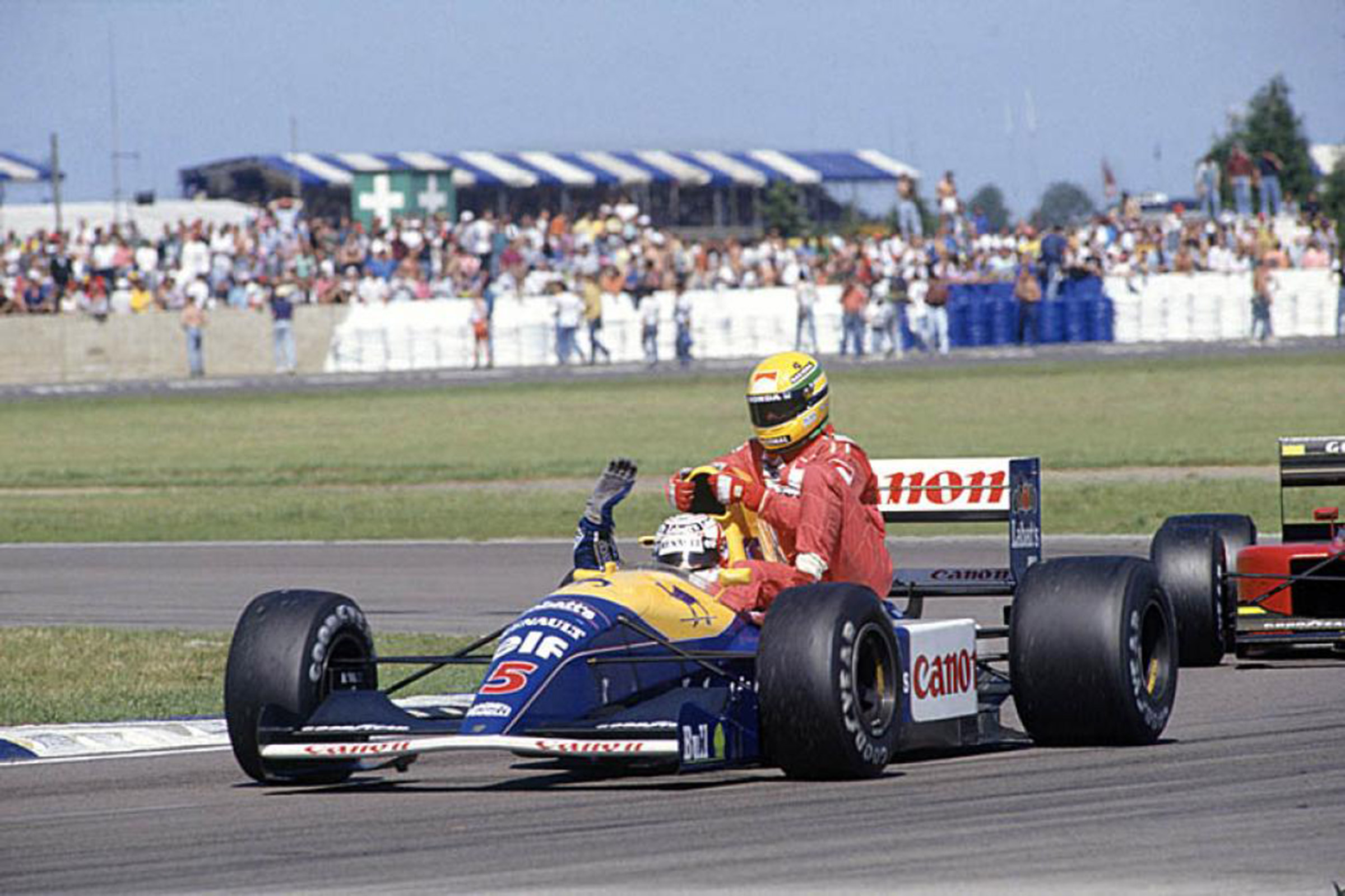 British F1's greatest moments - Mansell and Senna
