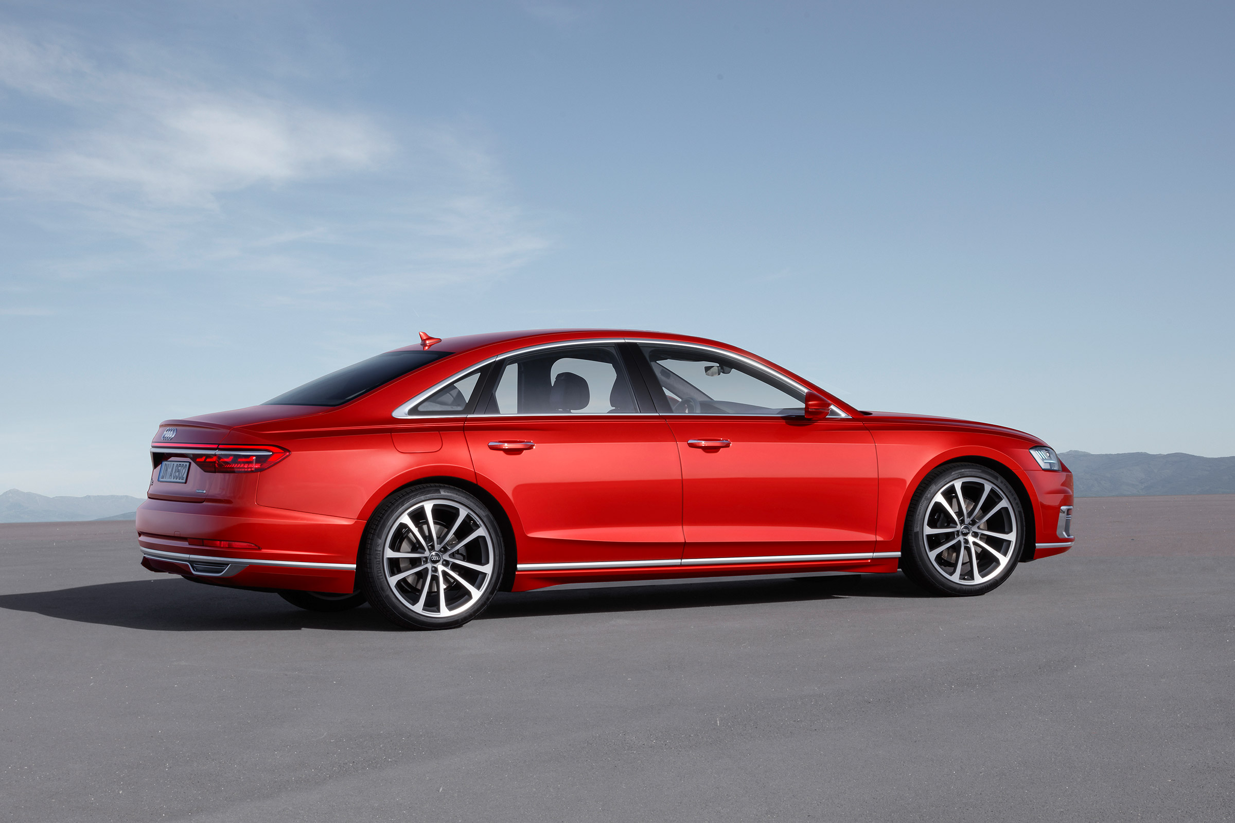 All-new Audi A8 red - front side