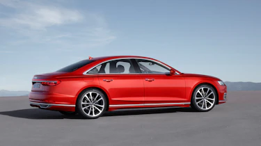 All-new Audi A8 red - front side