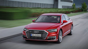 All-new Audi A8 - front 3.4 red 2