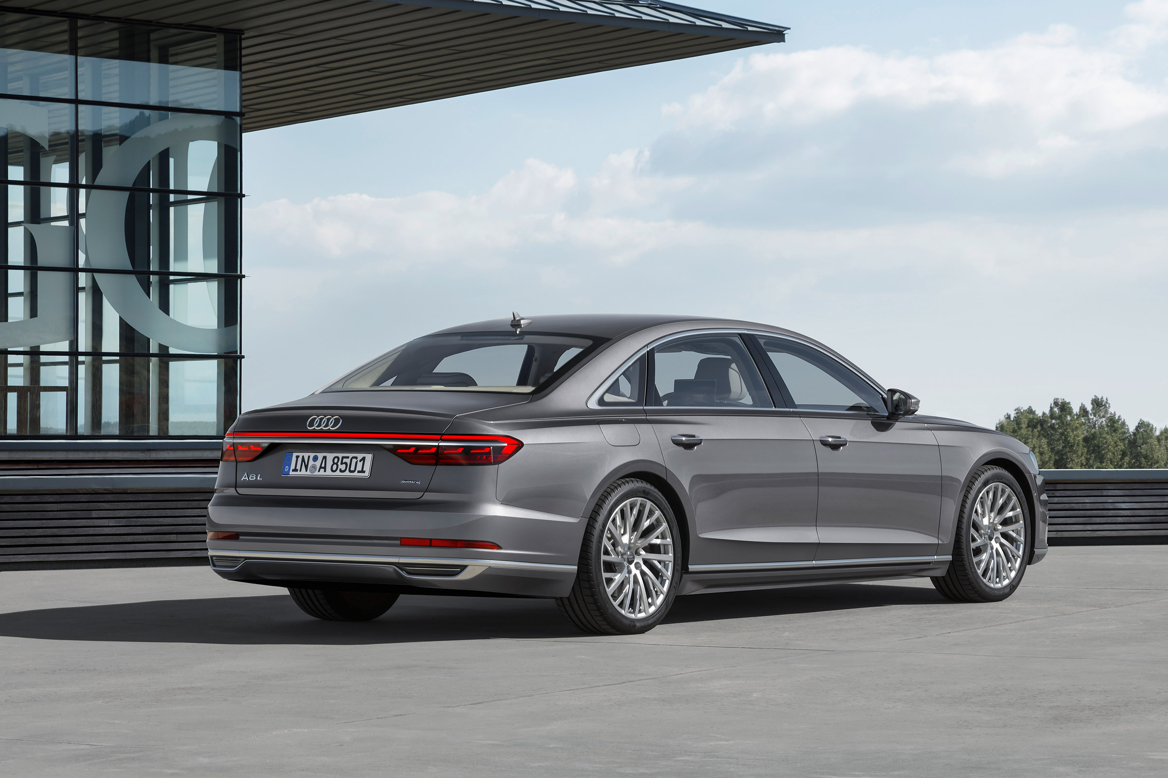 All-new Audi A8 - grey rear
