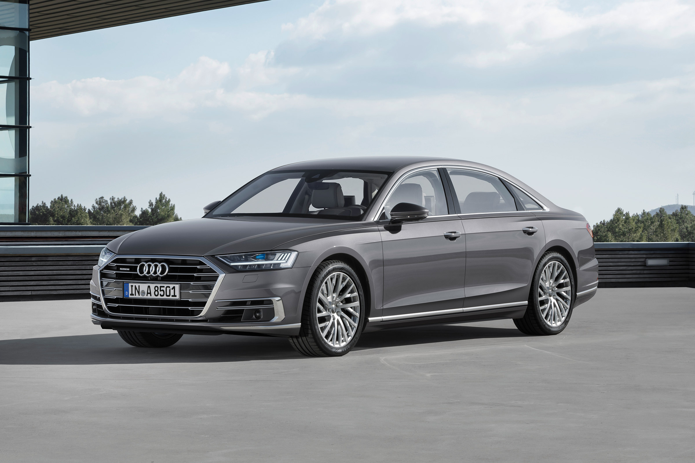 All-new Audi A8 - front grey