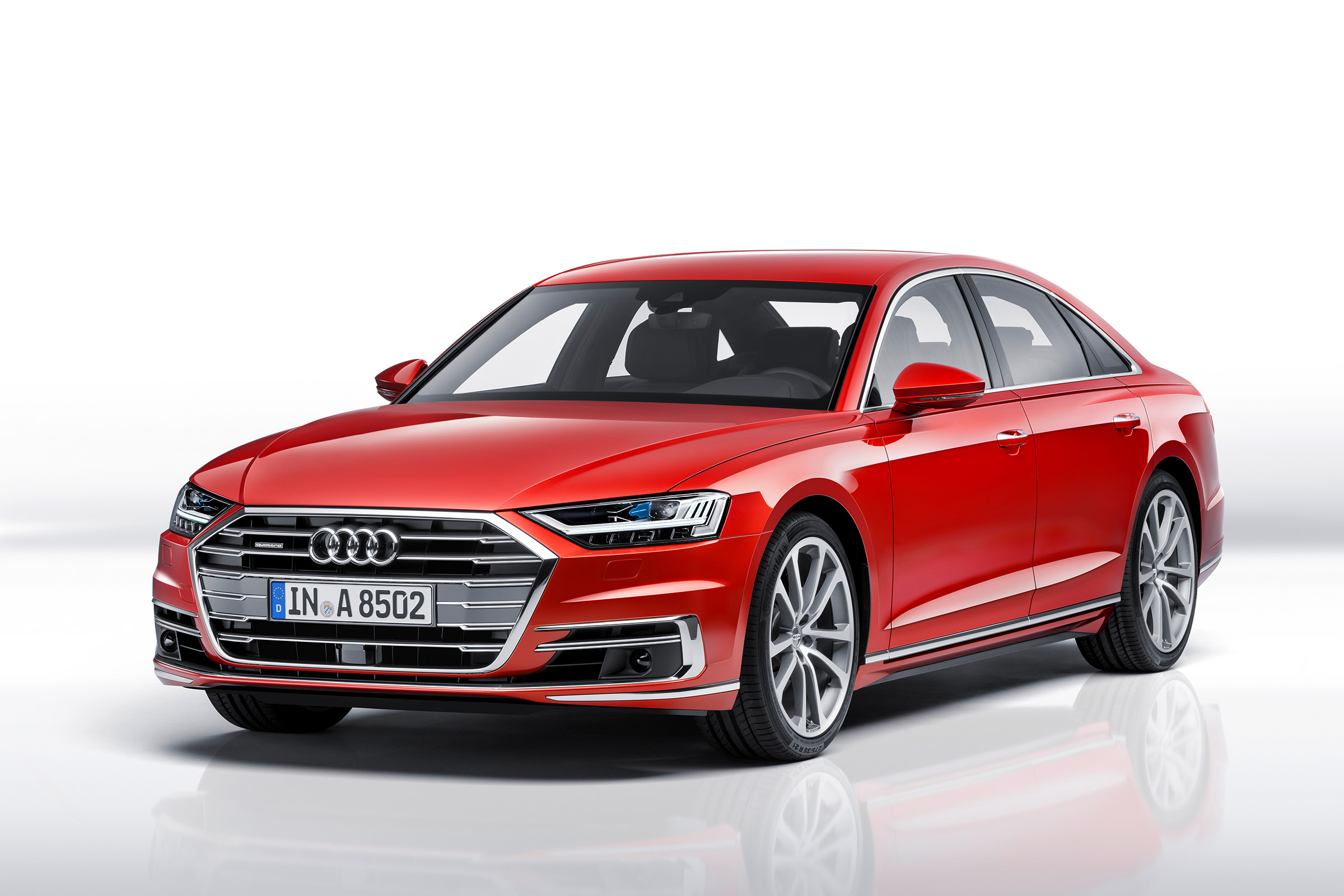 All-new Audi A8 - red