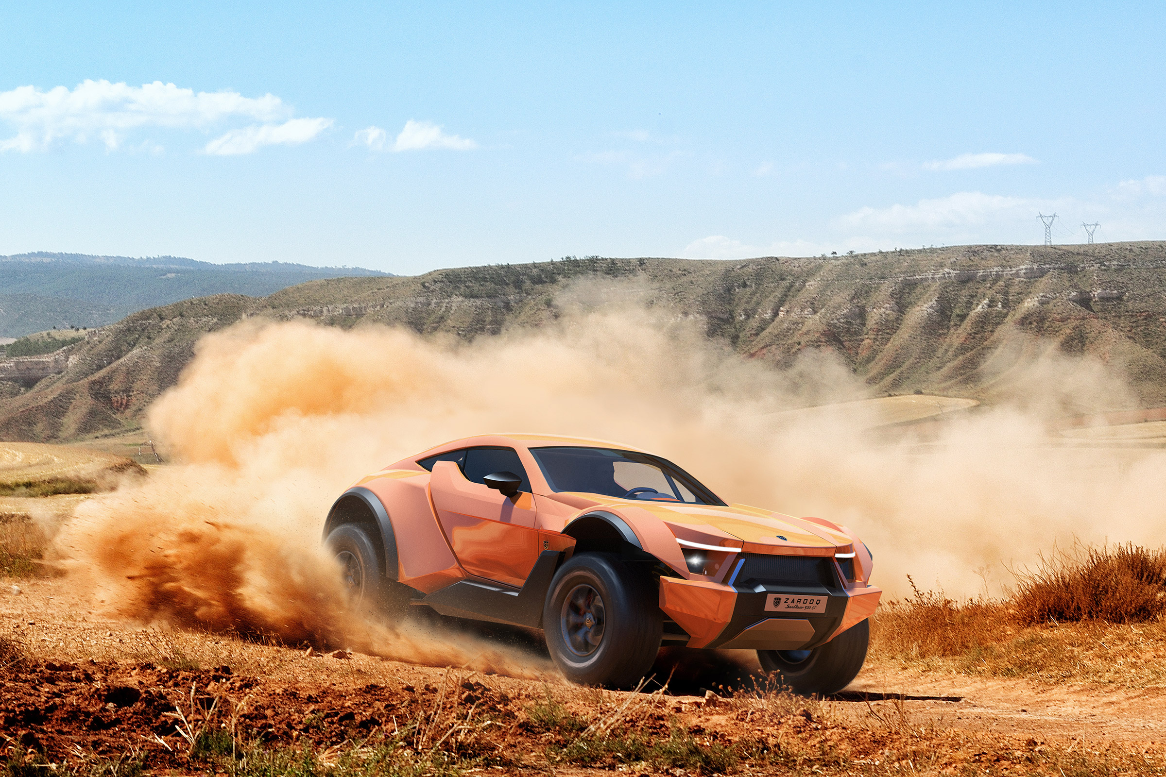 Zarooq Sandracer 500GT - front cornering
