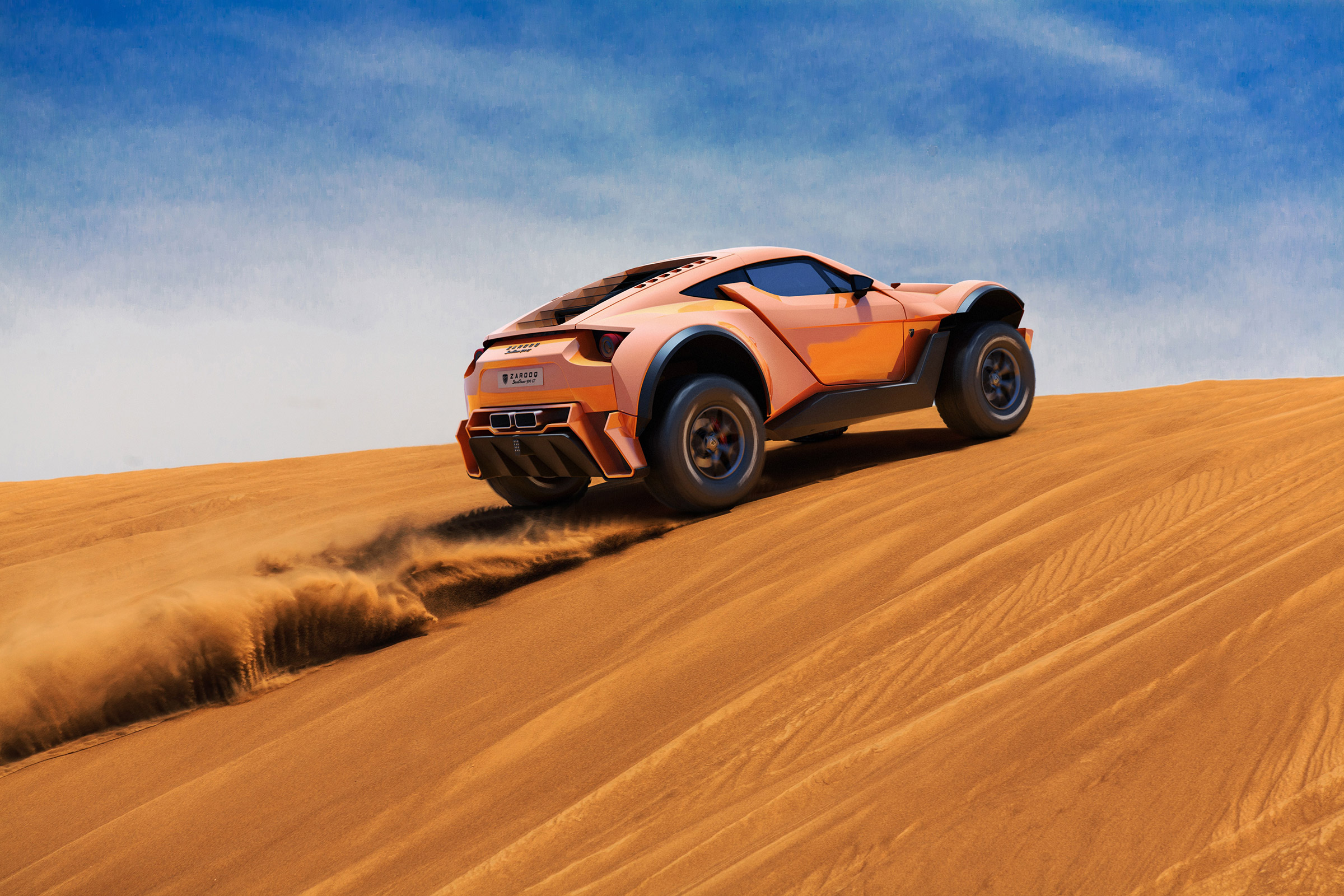 Zarooq Sandracer 500GT - rear sand dune