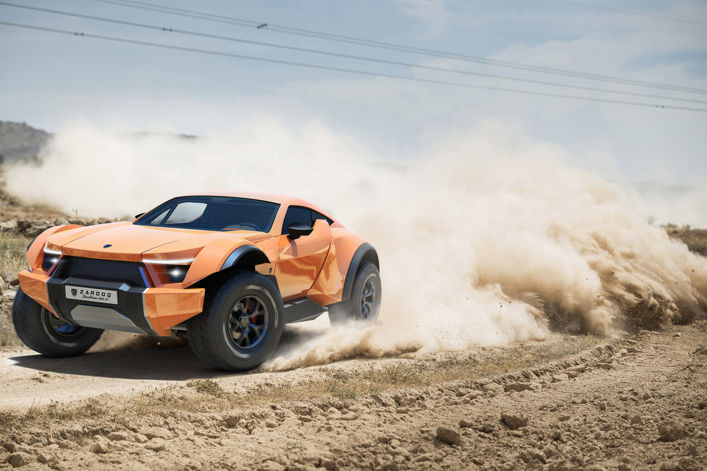 Zarooq Sandracer 500GT - front cornering