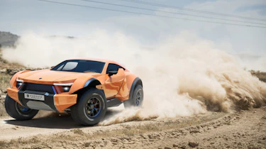 Zarooq Sandracer 500GT - front cornering