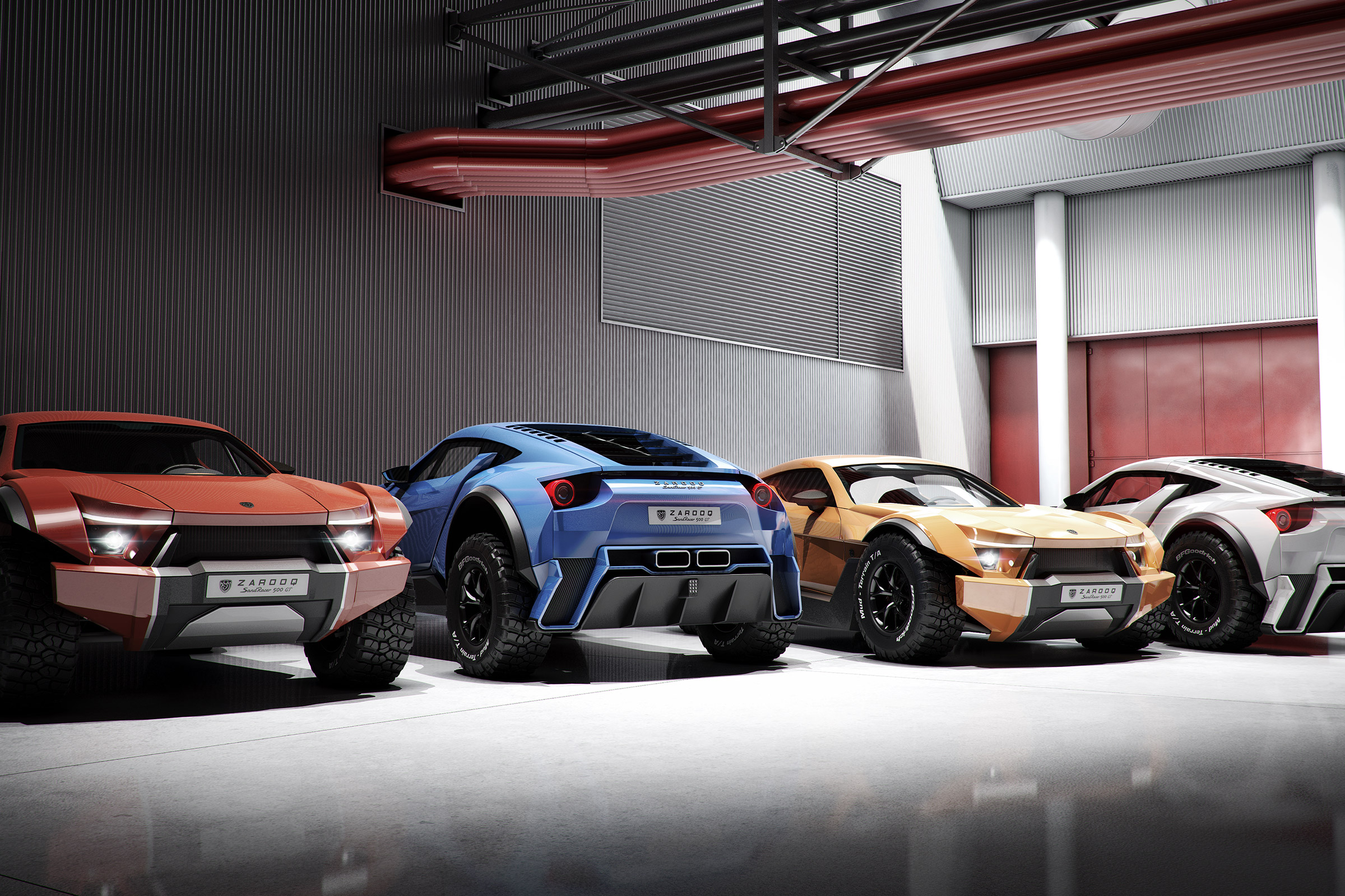 Zarooq Sandracer 500GT - garage