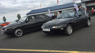 evo track evening - Lancia and MX-5