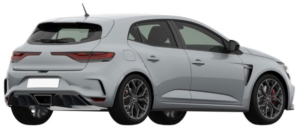2018 Renault Sport Megane patent rendering - Rear