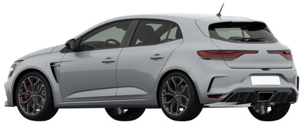 2018 Renault Sport Megane patent rendering - Rear