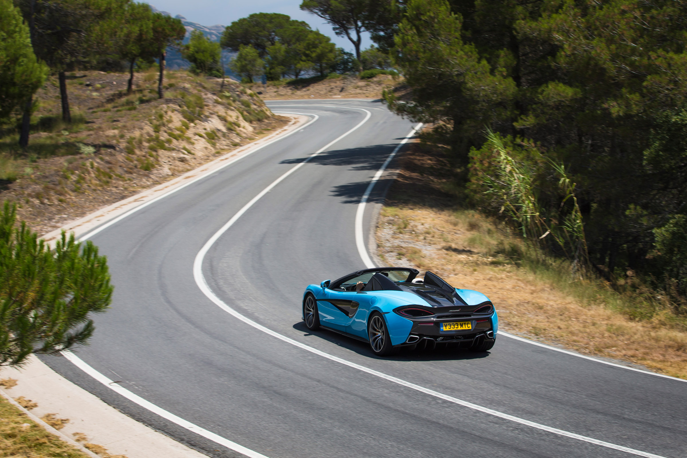 Mclaren 570S Spider rear corner