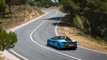 Mclaren 570S Spider rear corner