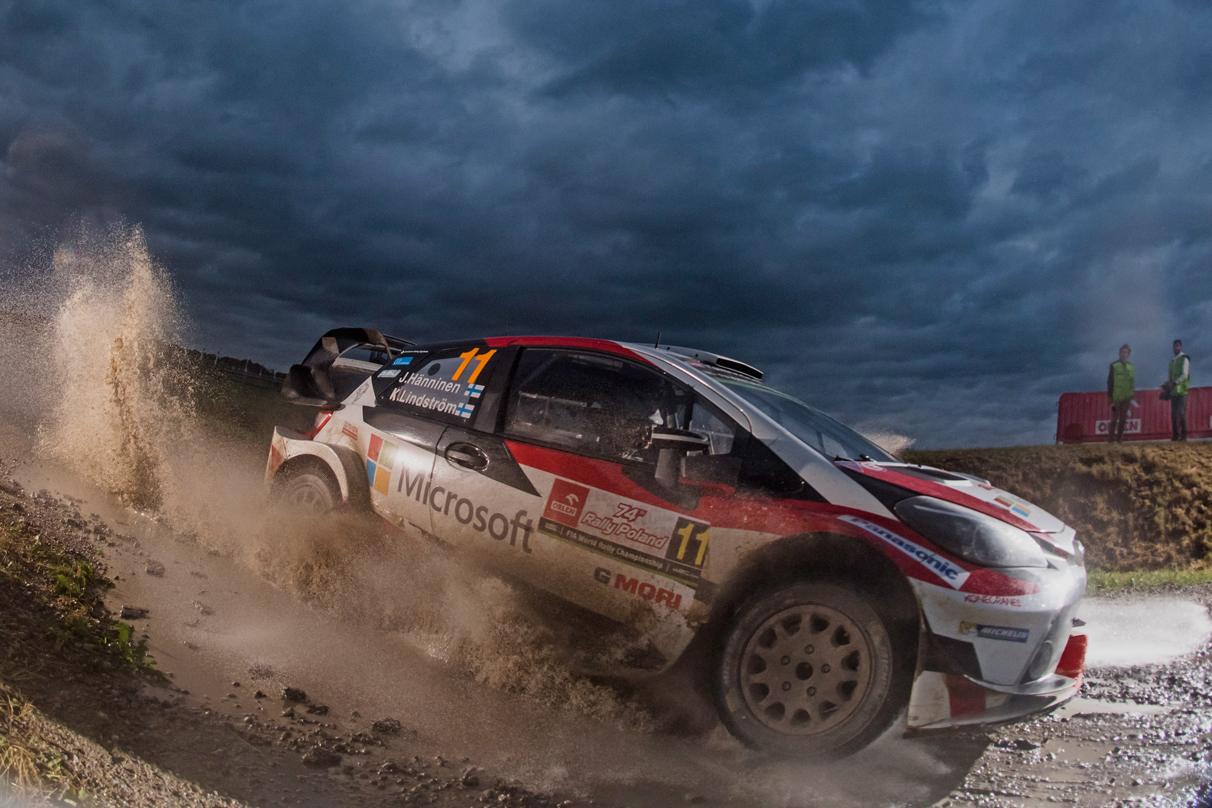 WRC round 9 - Rally Poland toyota 1