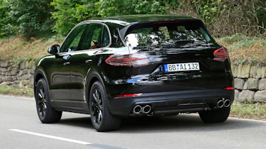 Porsche Cayenne spy shot rear 4