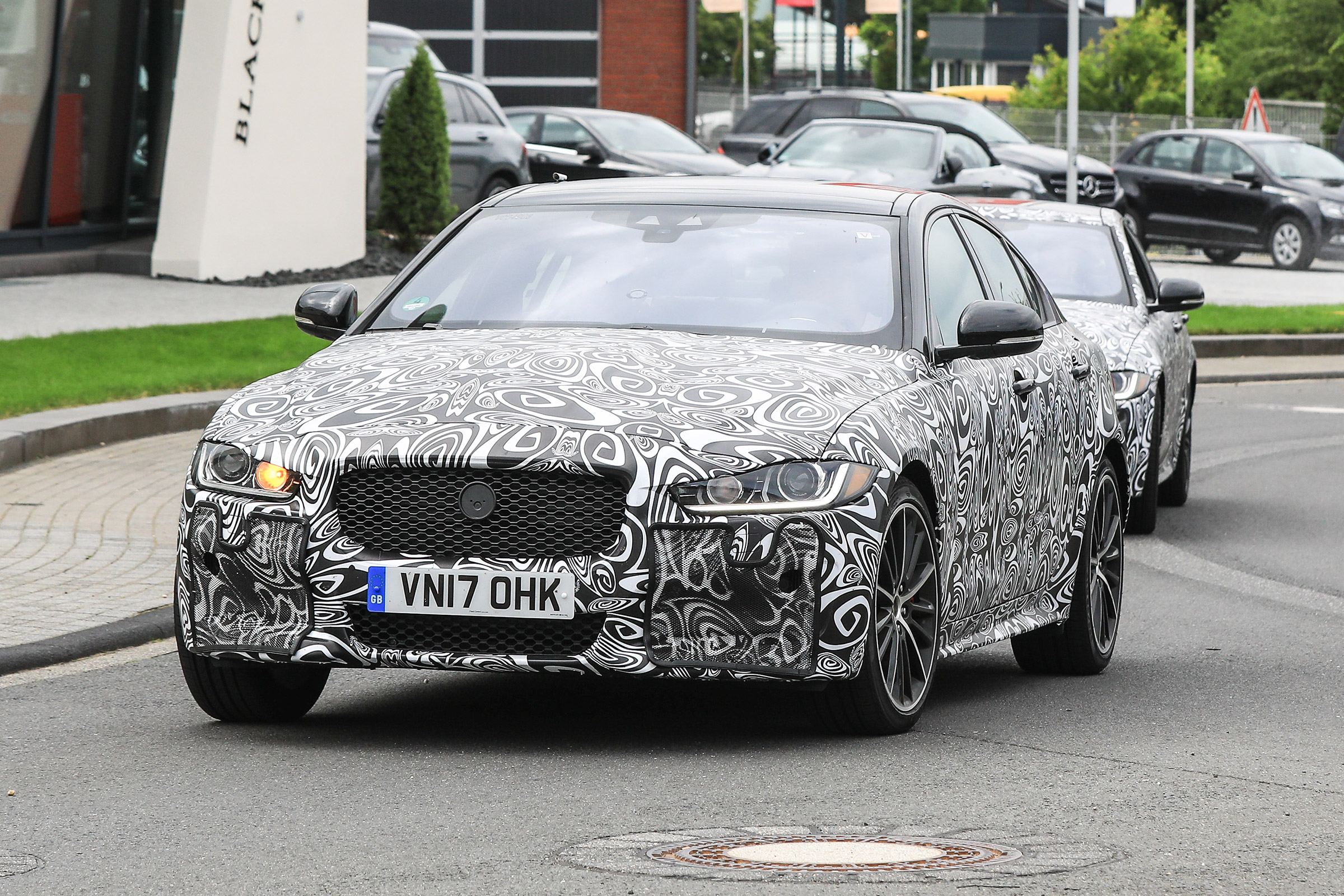 Jaguar XE R - front three quarter