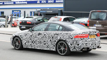 Jaguar XE R - rear three quarter