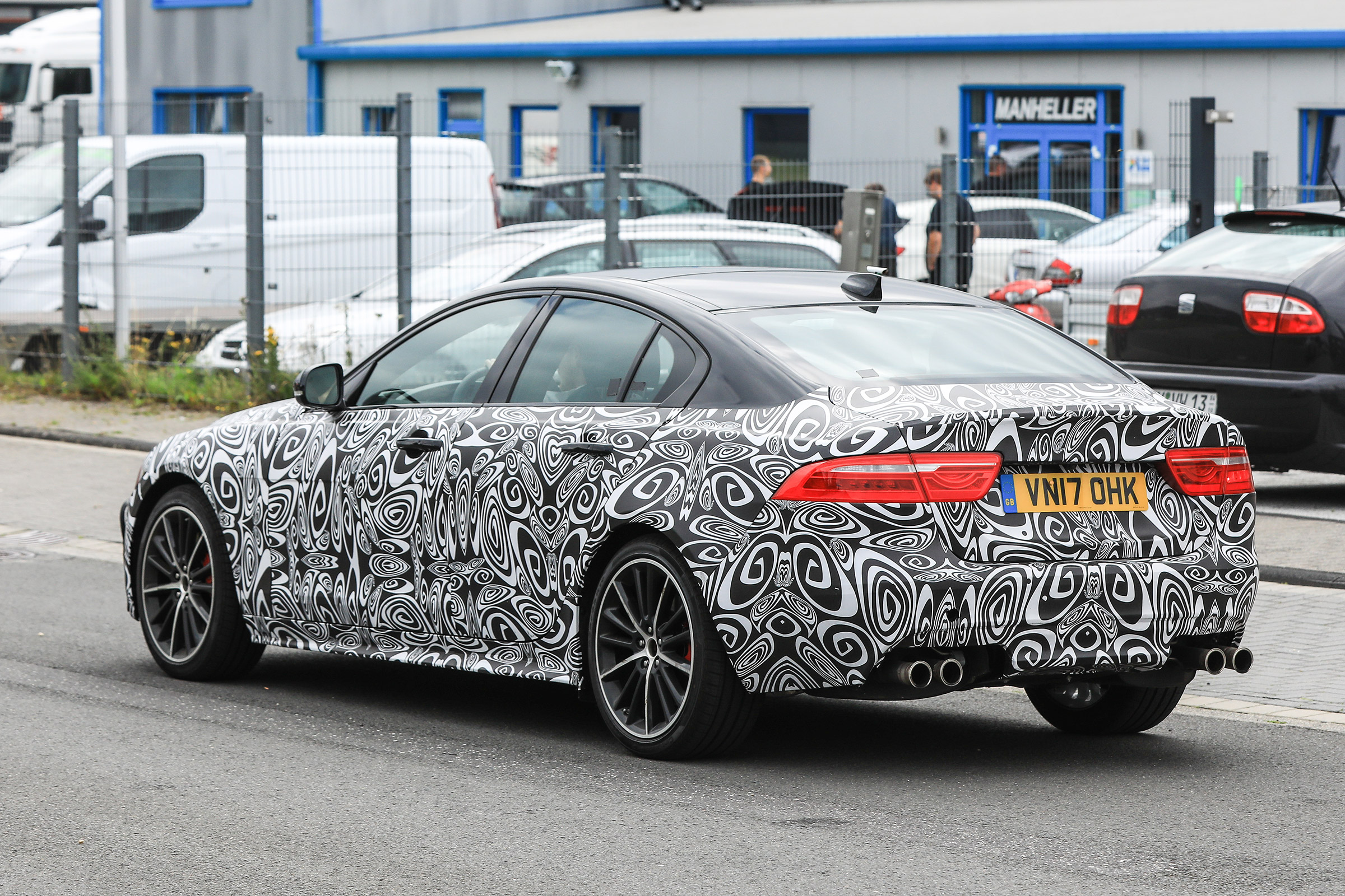 Jaguar XE R - rear three quarter