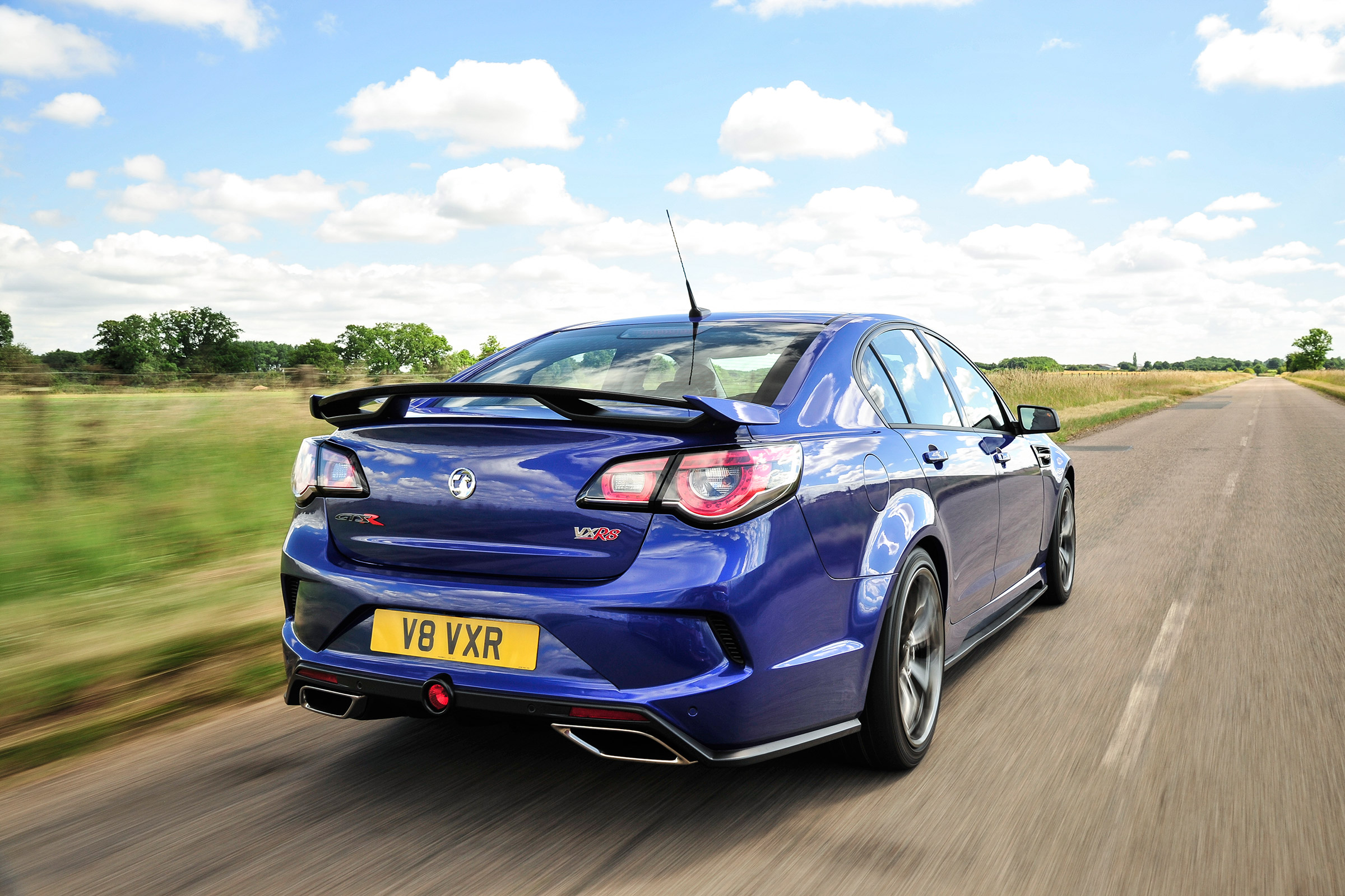 Vauxhall VXR8 GTS-R blue - UK car rear