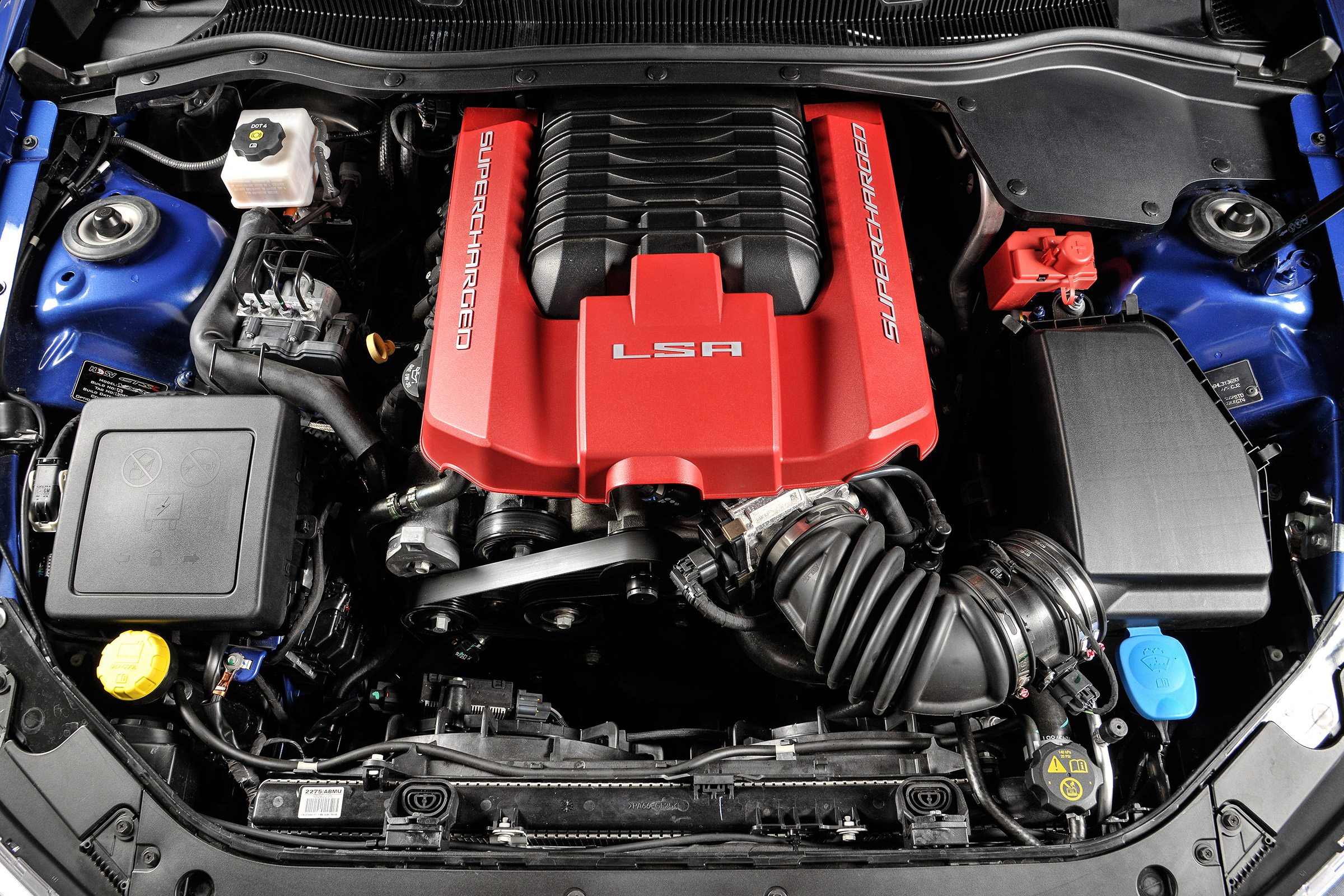 Vauxhall VXR8 GTS-R blue - UK car engine