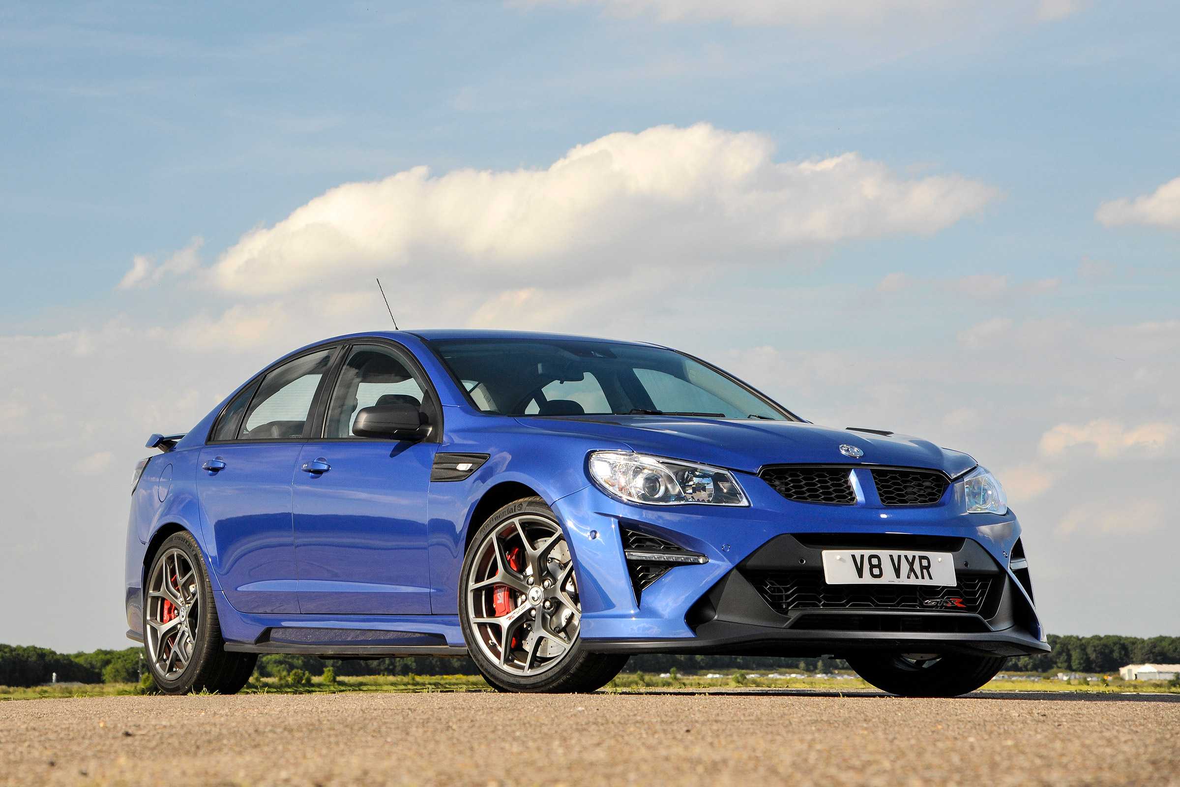 Vauxhall VXR8 GTS-R blue - UK car front