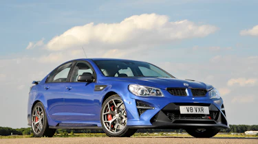 Vauxhall VXR8 GTS-R blue - UK car front