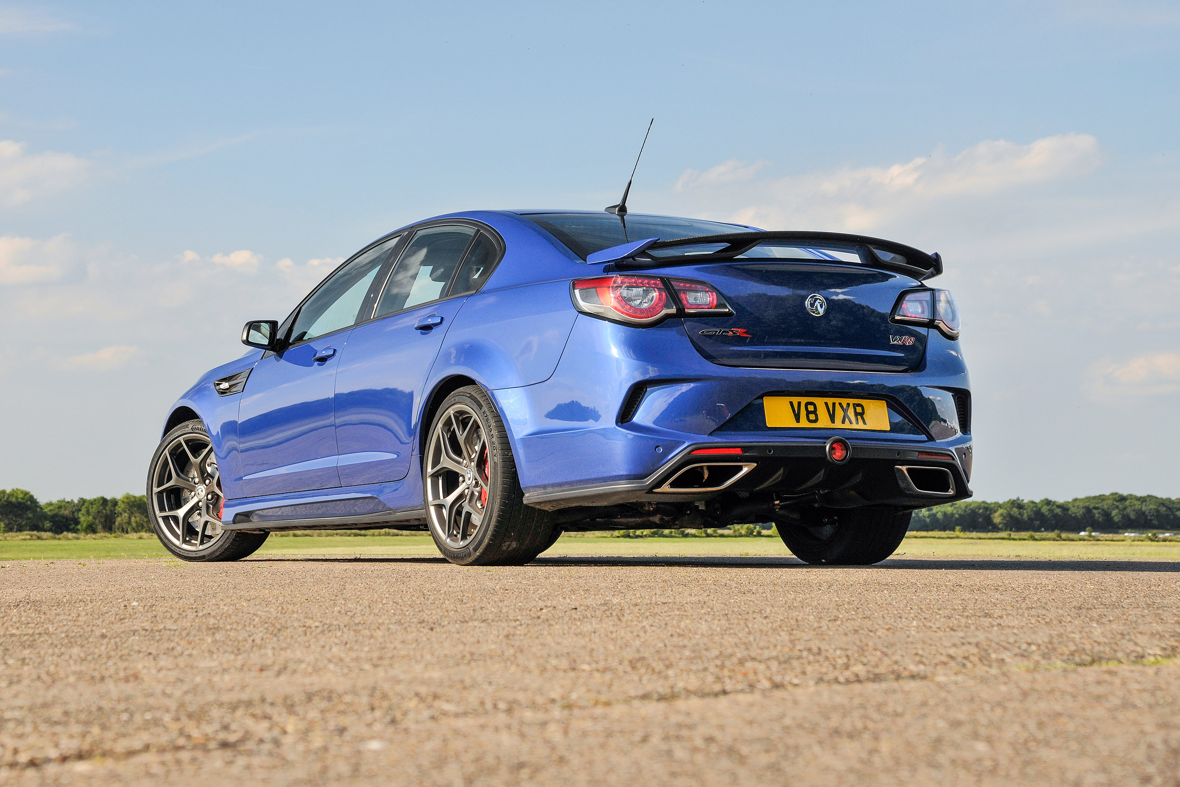 Vauxhall VXR8 GTS-R blue - UK car rear