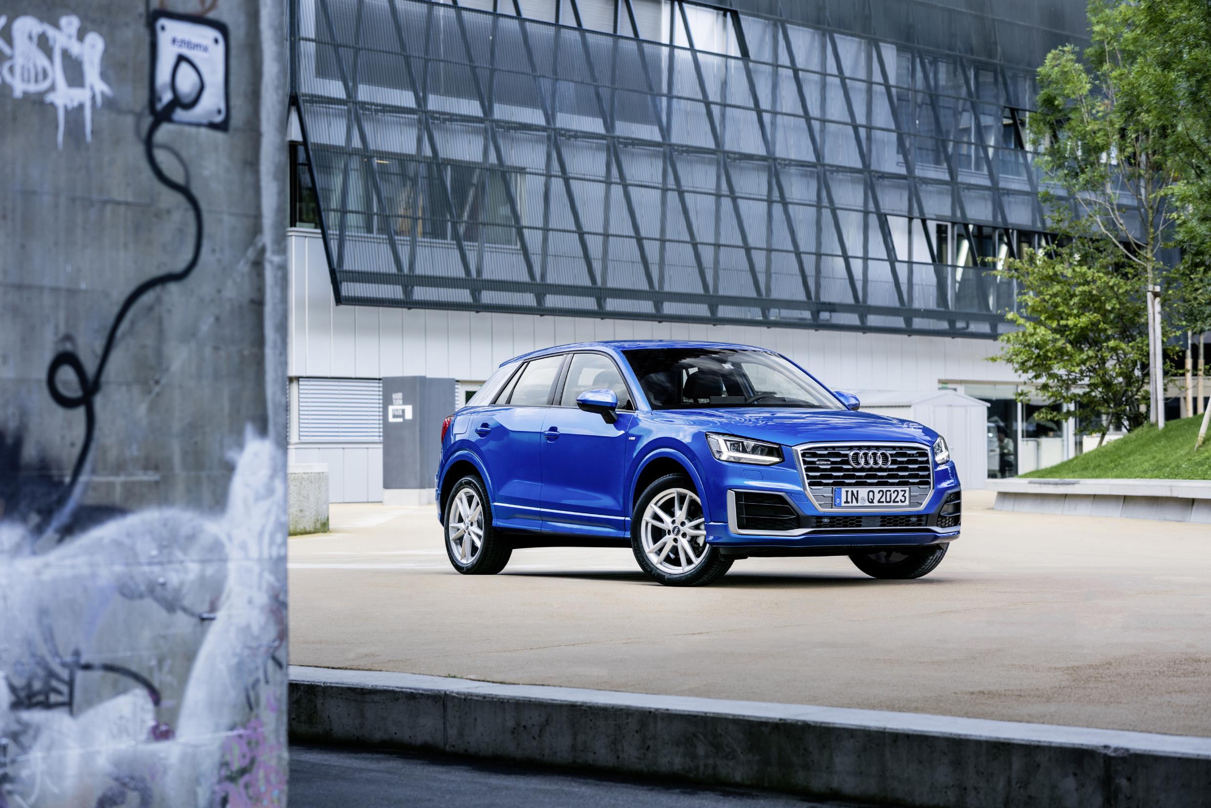 Audi Q2 TFSI front three quarters